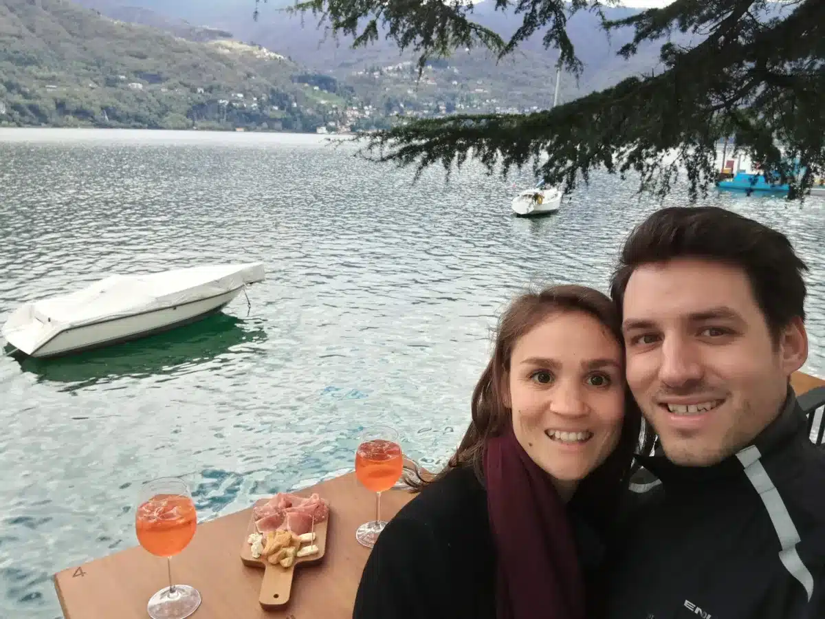 Activité : apéritif italien typique au bord du lac de Côme