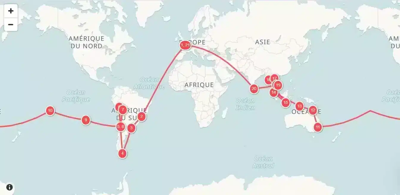Pianificare un itinerario intorno al mondo: la nostra tecnica Nel mondo