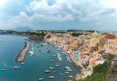 Procida vue du ciel