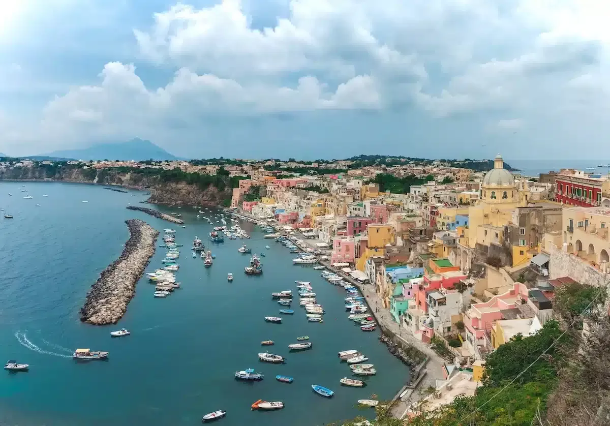 Procida vue du ciel