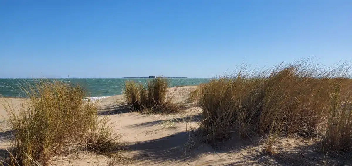 Cycling on the Ile d'Oléron and our best itineraries oleron fort boyard plage