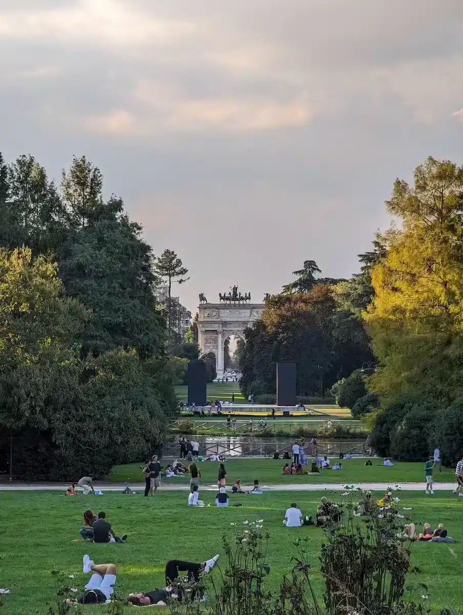 Parque Sempione de Milán