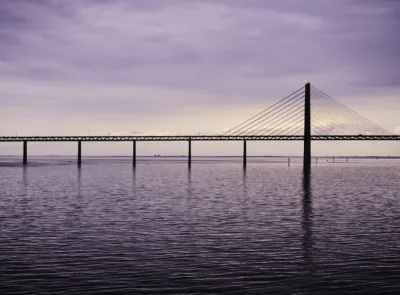 oresund pont tunnel entre la Suède et le Danemark