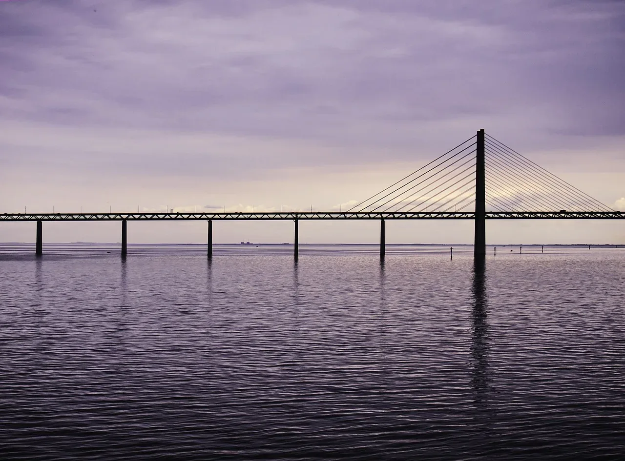 oresund pont tunnel entre la Suède et le Danemark