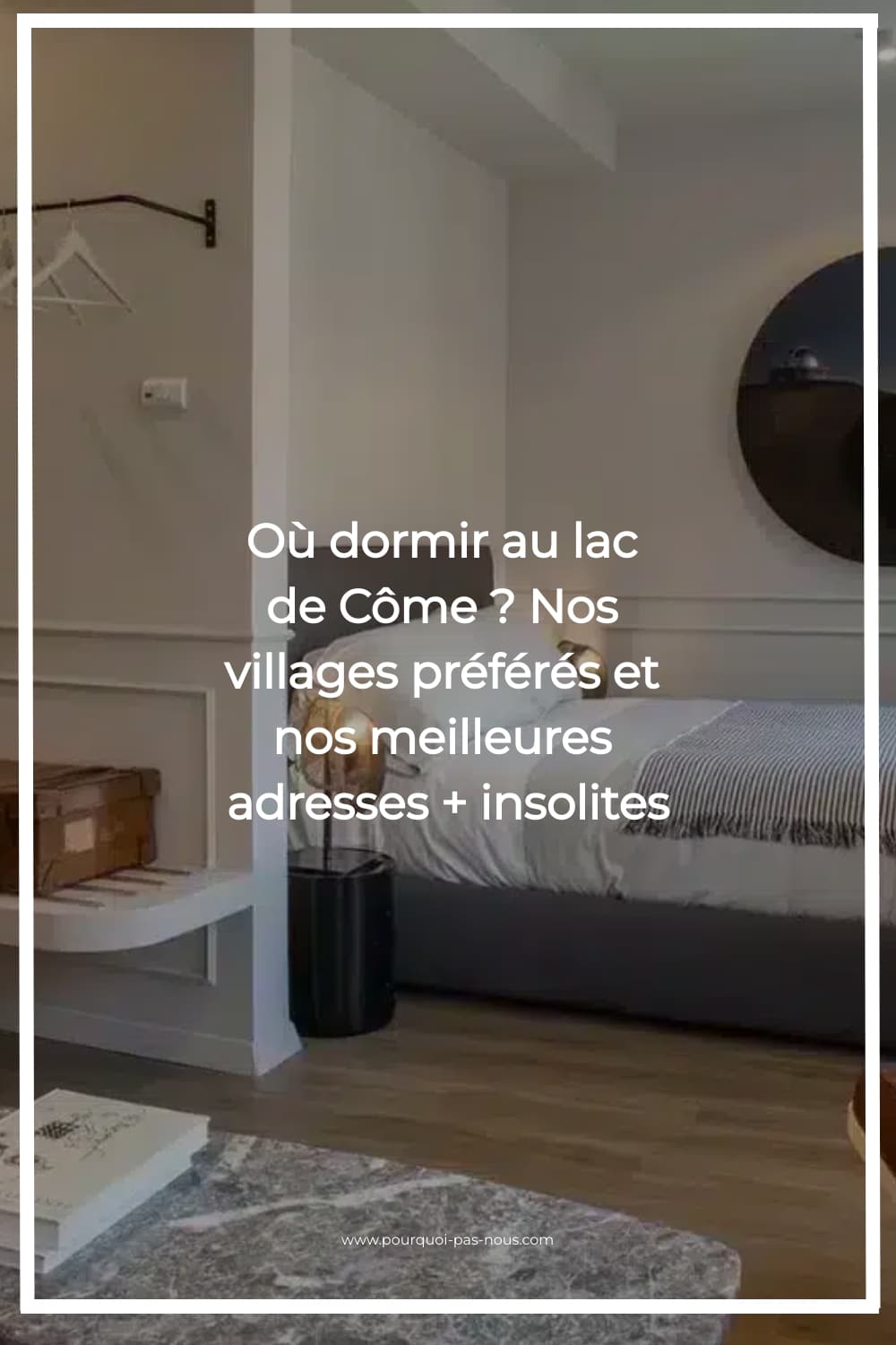 dormir au lac de Côme