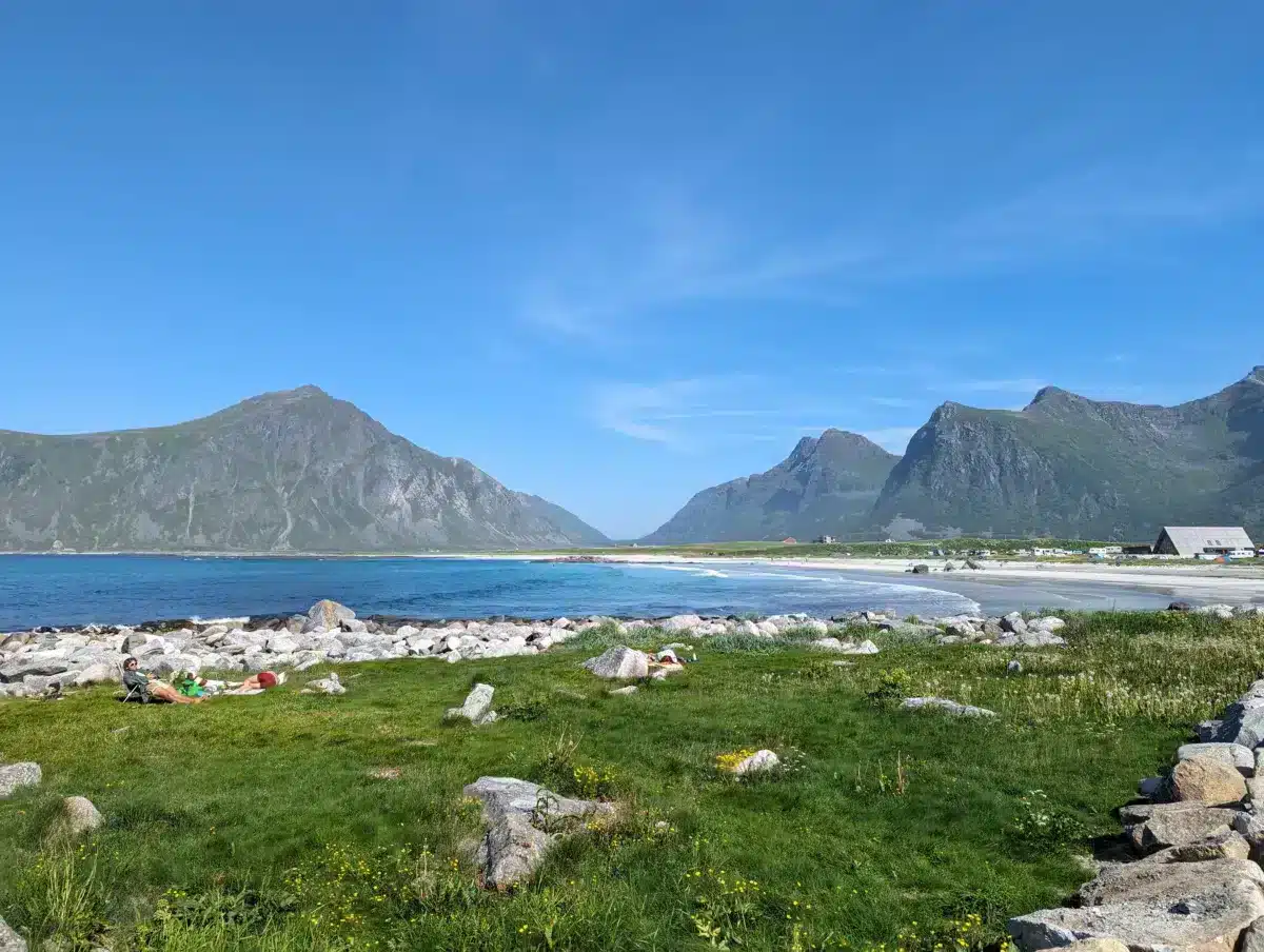 Lofoten: Die schönsten Strände Karte und Fotos camping lofoten norwegen