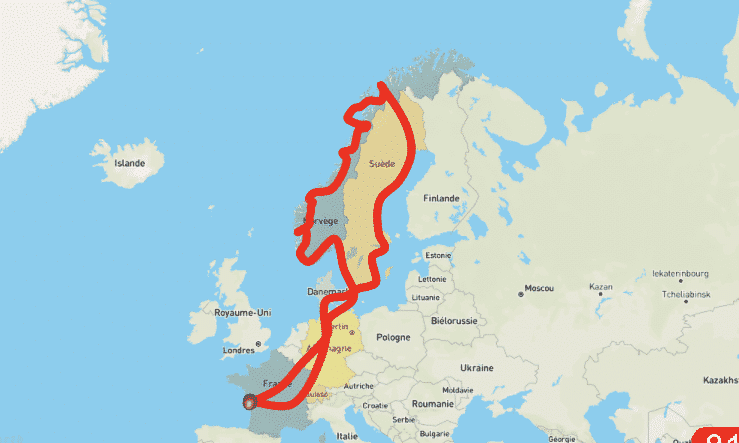 road trip scandinavie