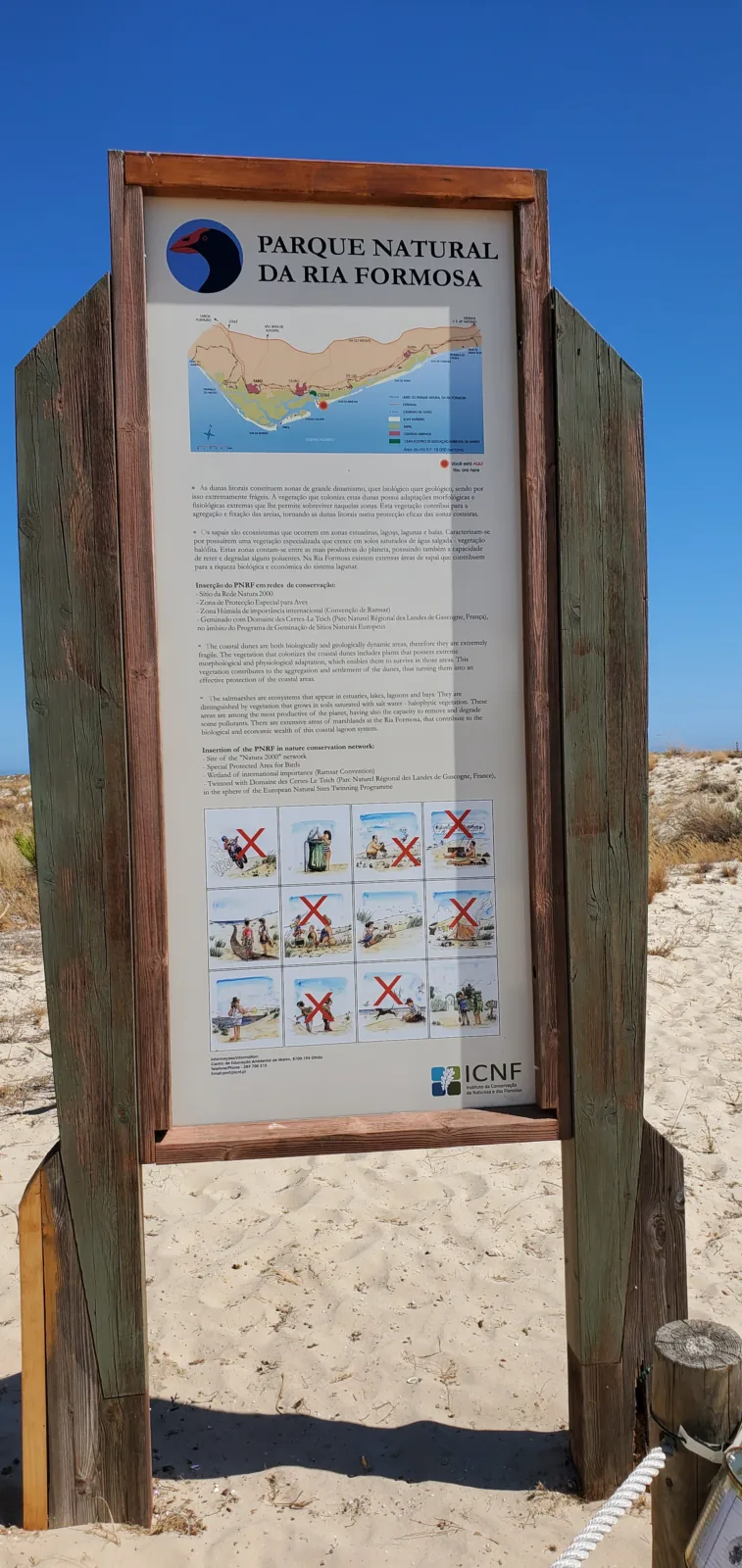 parc naturel la Ria Formosa au Portugal